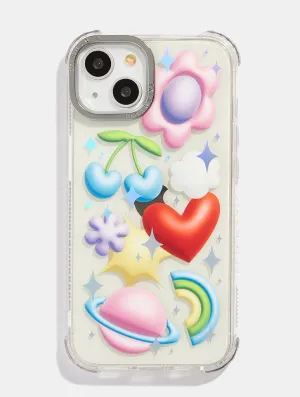 Fashion Detail Urban Minimalism 3D Holo Icon Shock iPhone Case
