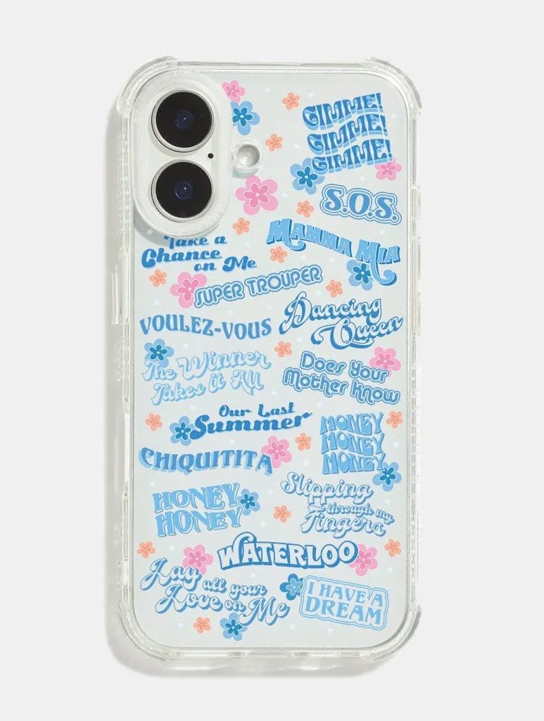 Trendy Design Classic Style ABBA Songs Shock iPhone Case