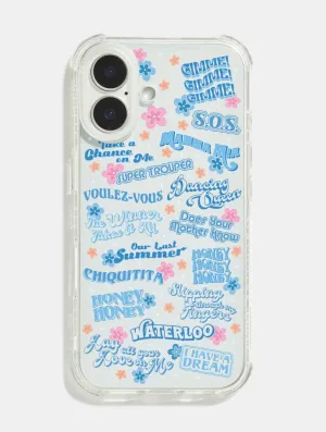 ABBA Songs Shock iPhone Case Easy Access Anti glare