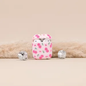 Durable Design Shell fashion travel earbuds protector Airpods Case - Disco Cherries