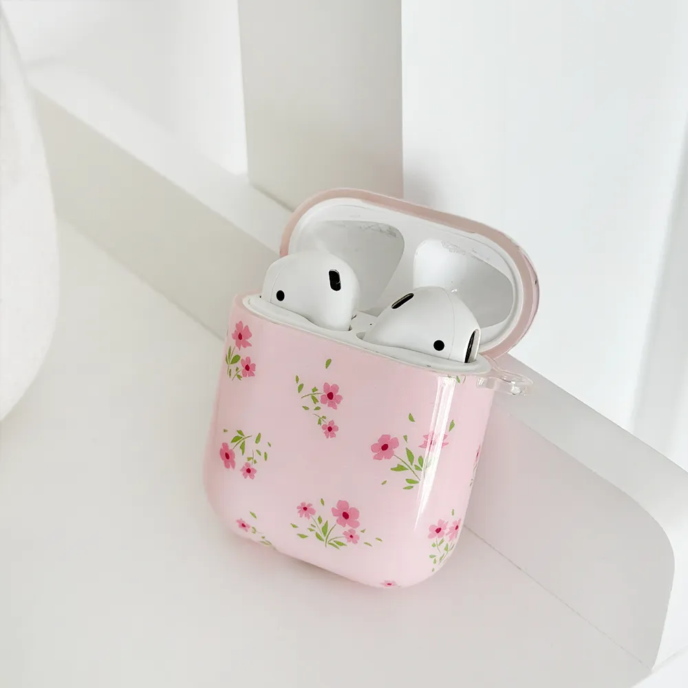 Airpods Case - Ditsy Floral Pink ultra light airpods case