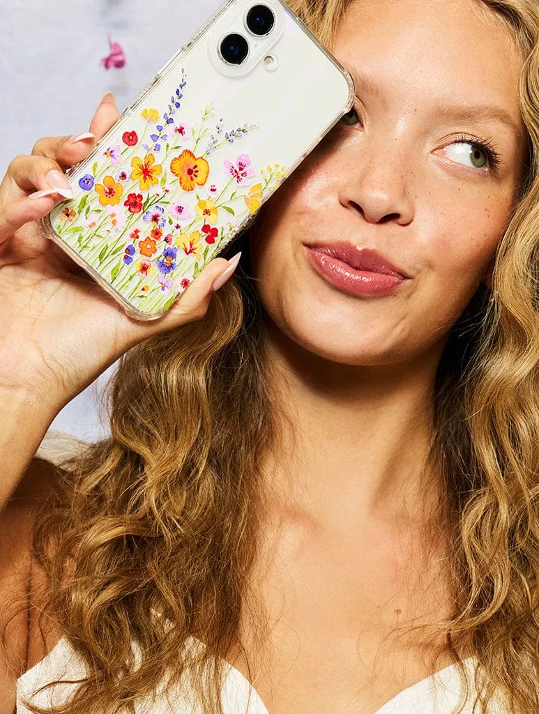Anna Lau x Skinnydip Wild Flora Shock iPhone Case Patterned Design Elegant Surface Texture
