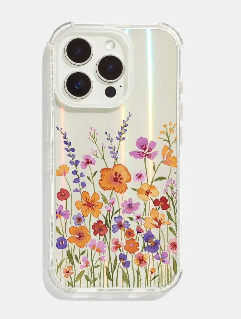 Textured Comfort Easy Removal Anna Lau x Skinnydip Wild Flora Shock iPhone Case