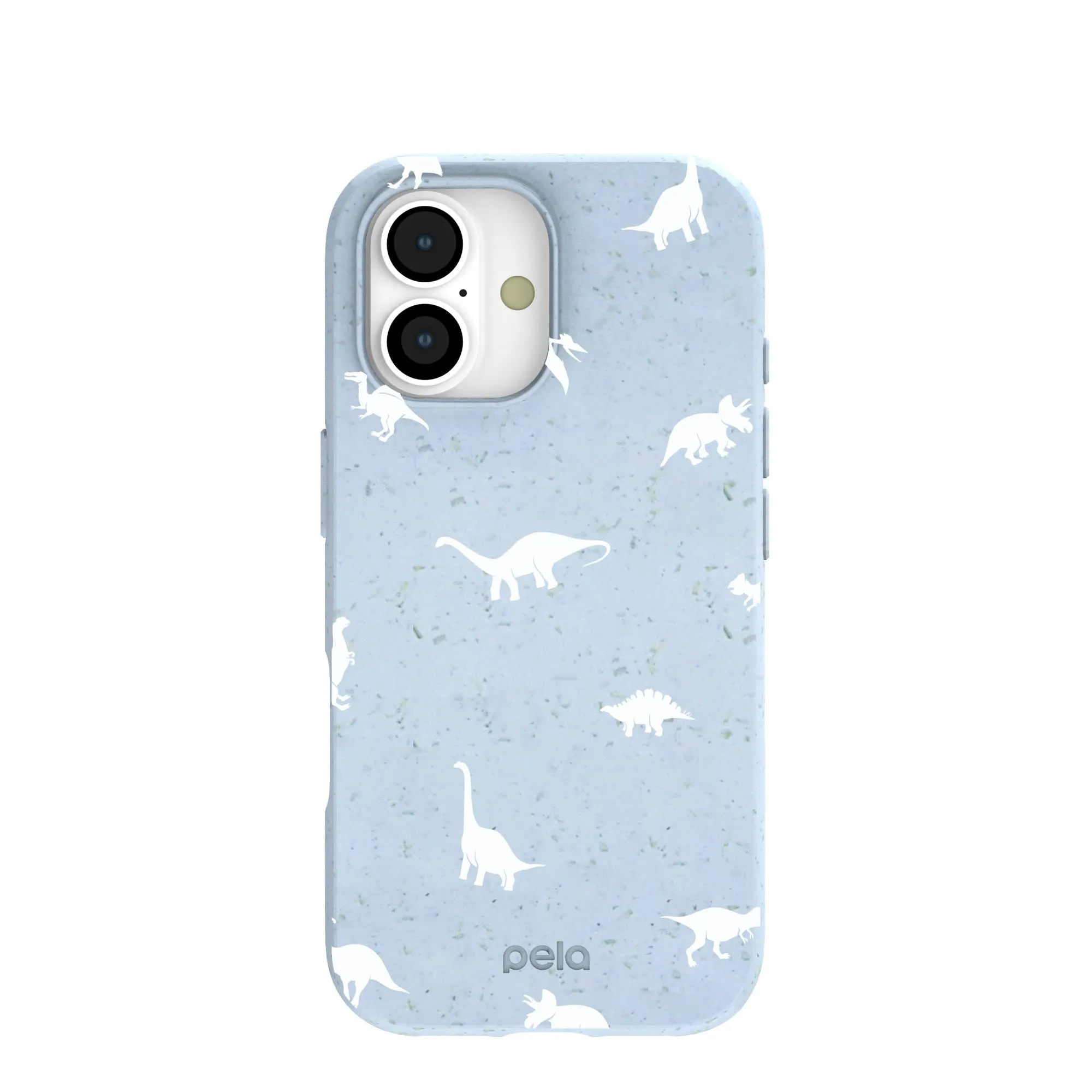 Powder Blue Lil Dinos iPhone 17 Case Vivid Pattern Design