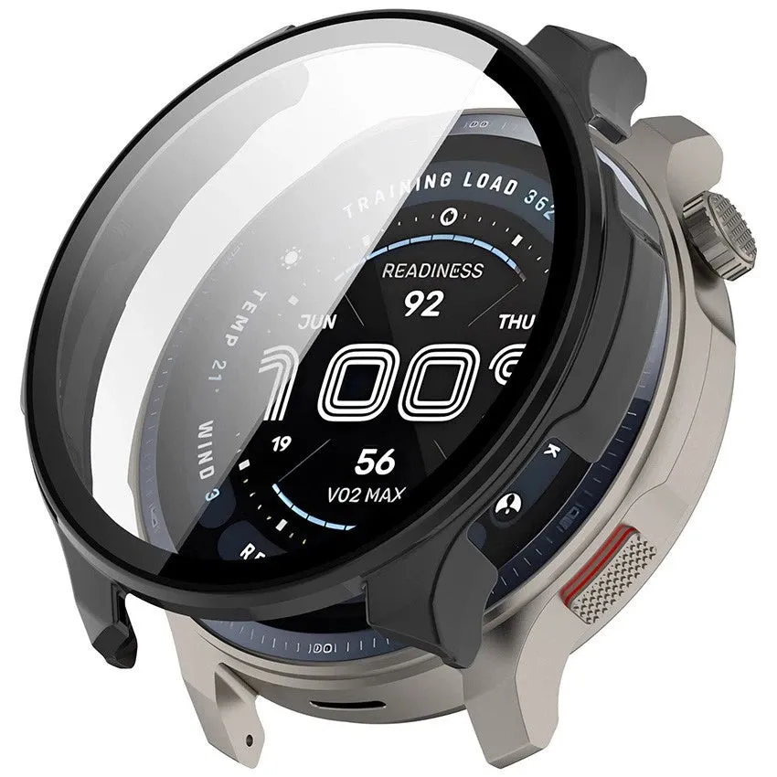 Impact Layer Amazfit Balance 2 Hard Case with Glass (Black)