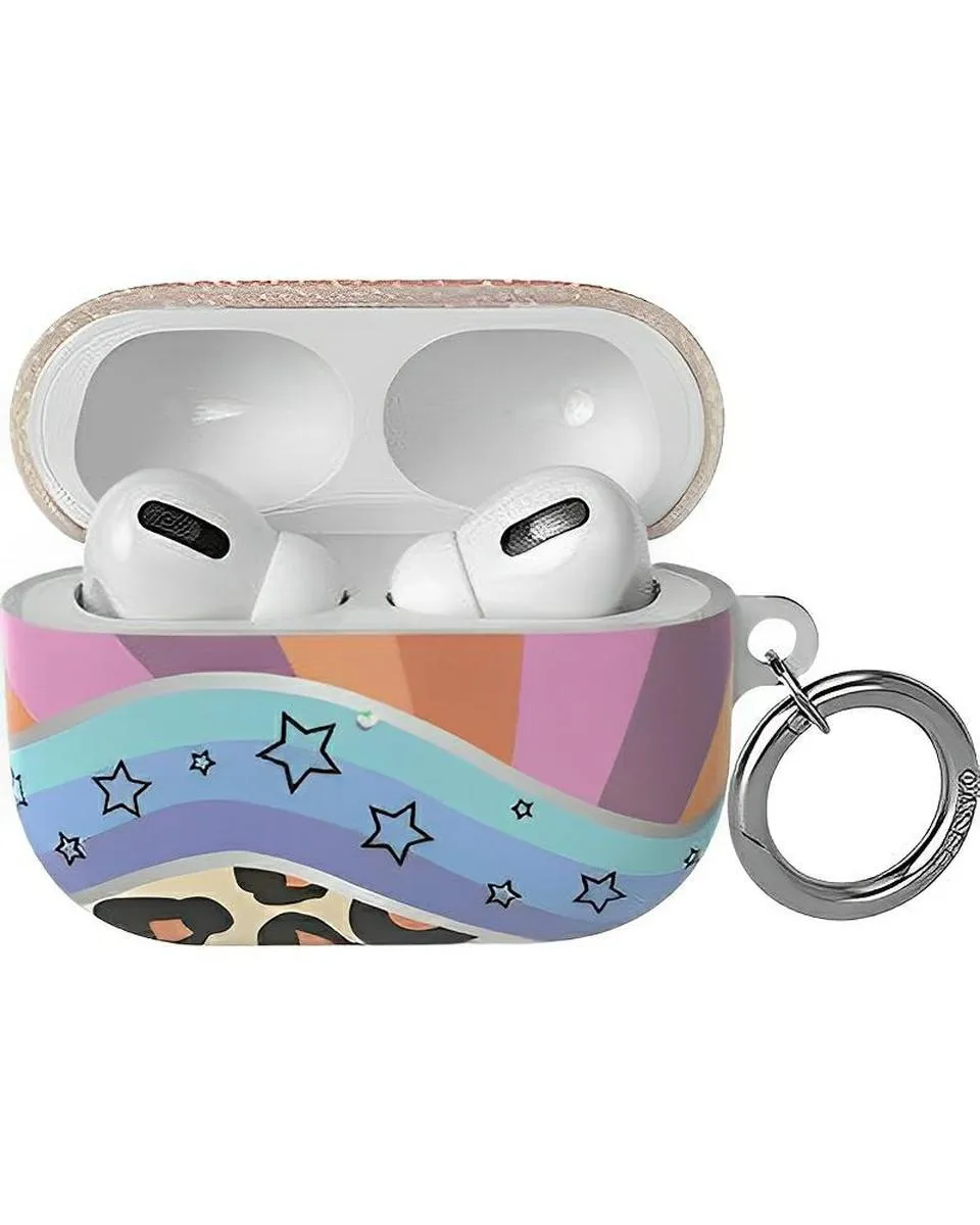 And I Oop | Mixed Swatch AirPods Case Fashion Tech Organizer Fashion Travel Accessory