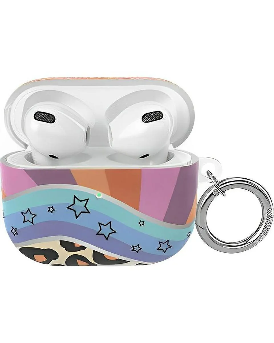And I Oop | Mixed Swatch AirPods Case Creative Protective Shell portable soft gradient travel protector