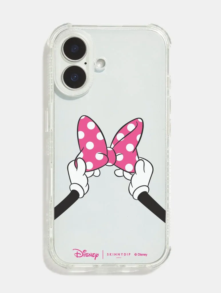 Disney Minnie Mouse Bow Shock iPhone Case Hybrid Edge Finish
