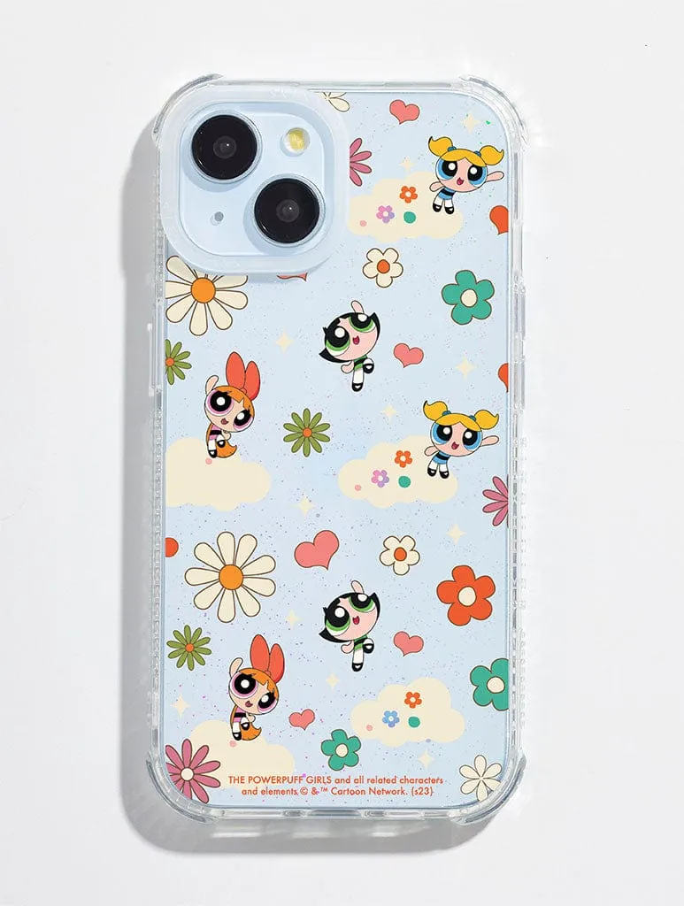 The PowerPuff Girls x Skinnydip Cloud Shock iPhone Case Gloss Surface Layer Modern Design Texture