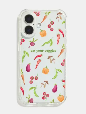 Eat Your Veggies Shock iPhone Case Slim Look Elegant Look