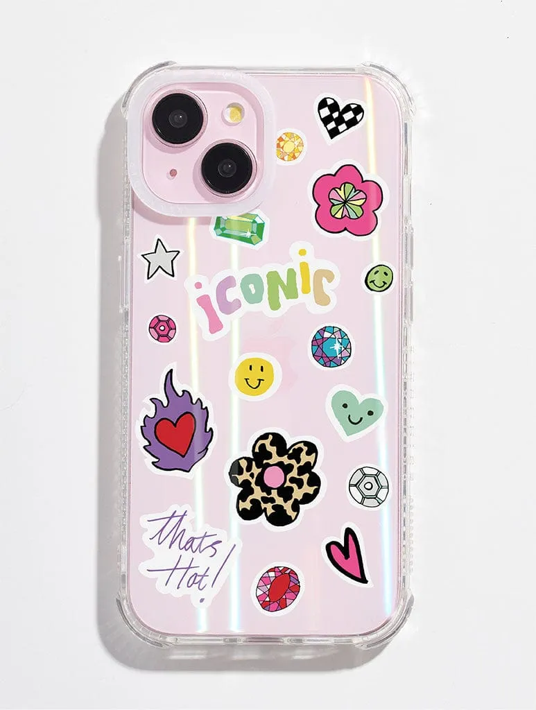 Naomi Reynolds x Skinnydip Sticker Shock iPhone Case Luxury Surface Fashion Design