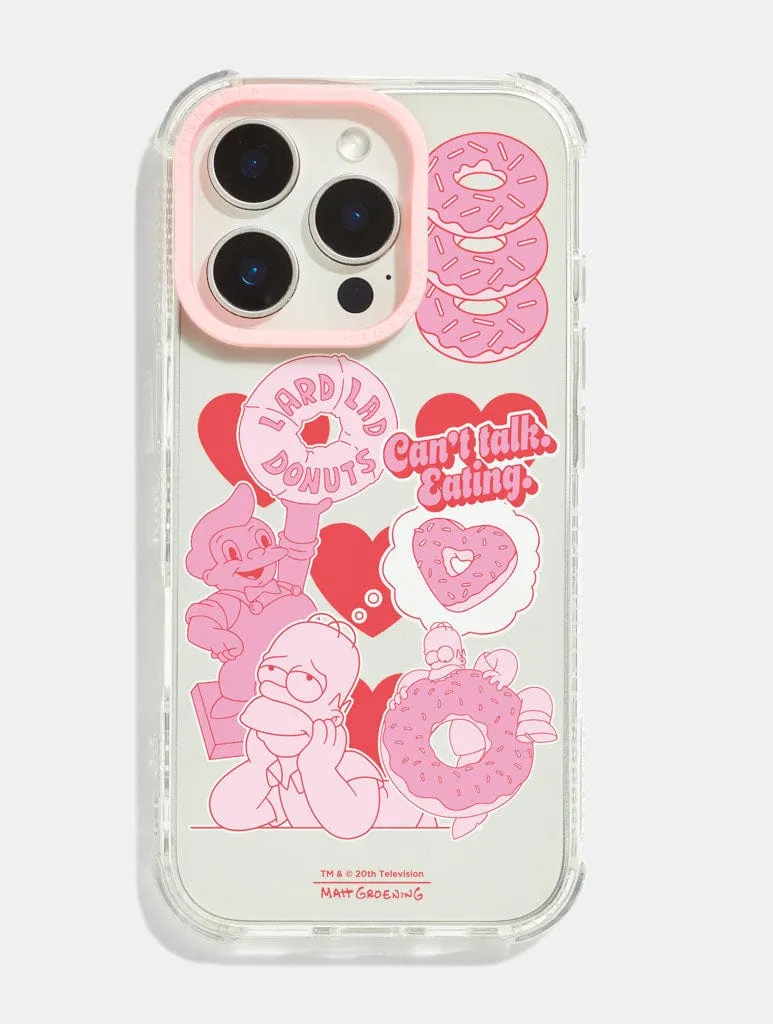 The Simpsons Lard Lard Donuts Shock iPhone Case Trendy Accessory
