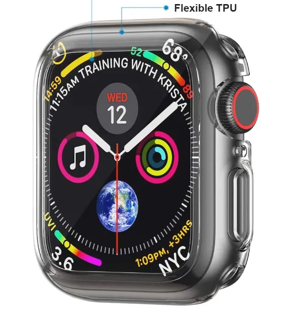 Apple Watch Case (Transparent) Luxury Protection Protective Case