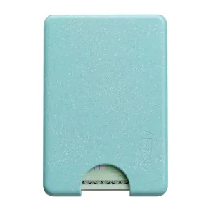 Aquamarine | Ocean Blue Shimmer MagWallet Smooth Card Slot Reliable Card Holder
