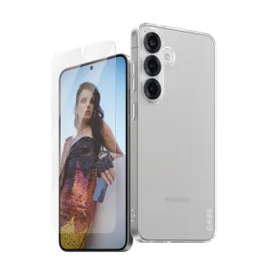 CARE by PanzerGlass? 2-in-1 Bundle Samsung Galaxy S25  Anti Glare Screen Scratch Guard Protector