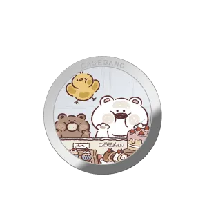 Pop Socket Streaming Use Pop Socket Comfort Grip Bakery Bear MagSafe Grip Stand