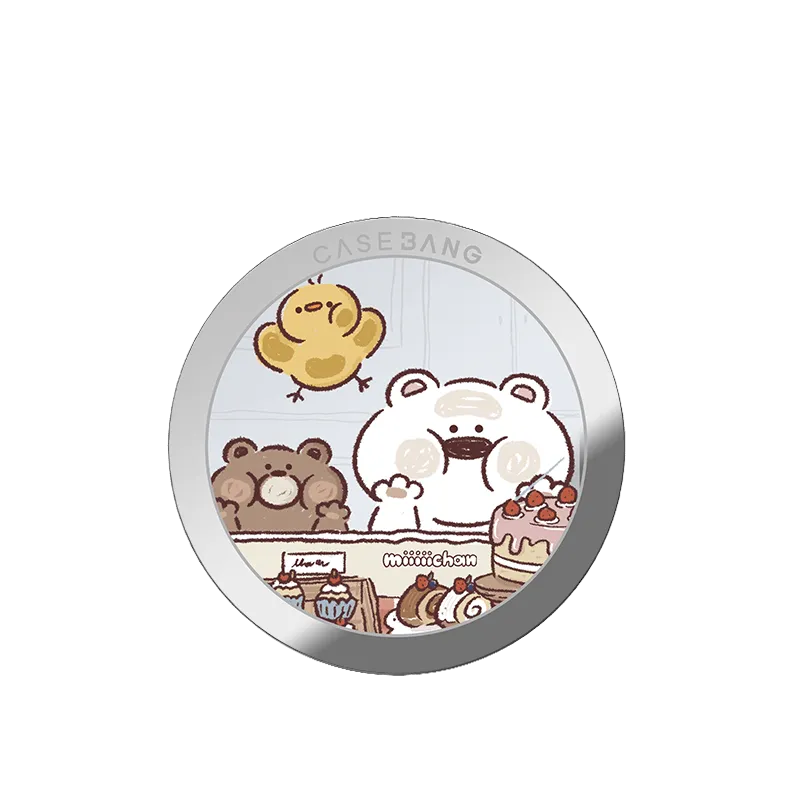 Pop Socket Streaming Use Pop Socket Comfort Grip Bakery Bear MagSafe Grip Stand