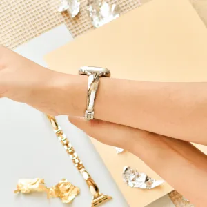 Bangle Apple Watch Strap - Silver Premium Material Active Performance