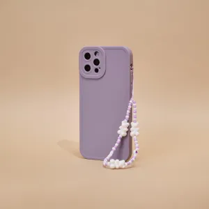 Beaded Phone Strap - Lilac Bears Fashion Forward Multicolor Design