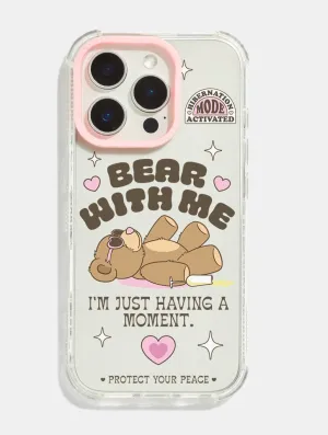 Soft Surface Design Bear With Me Shock iPhone Case