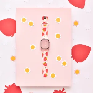 Berry Cute Strawberry Apple Watch Strap Modern Fashion Touch