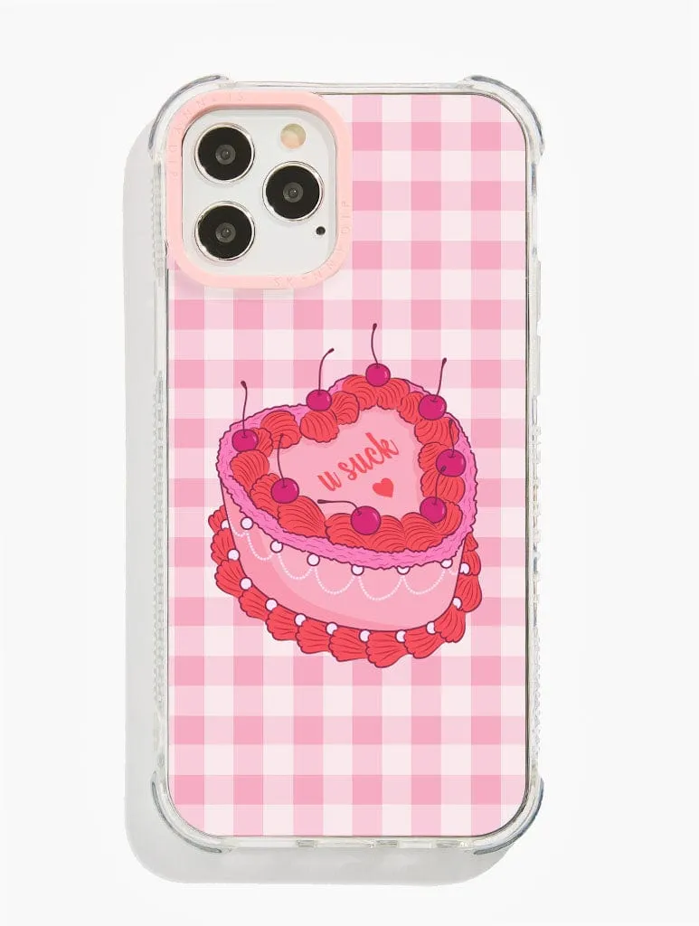 Big Fat Jenna U Suck Shock iPhone Case Refined Pattern Matte Look