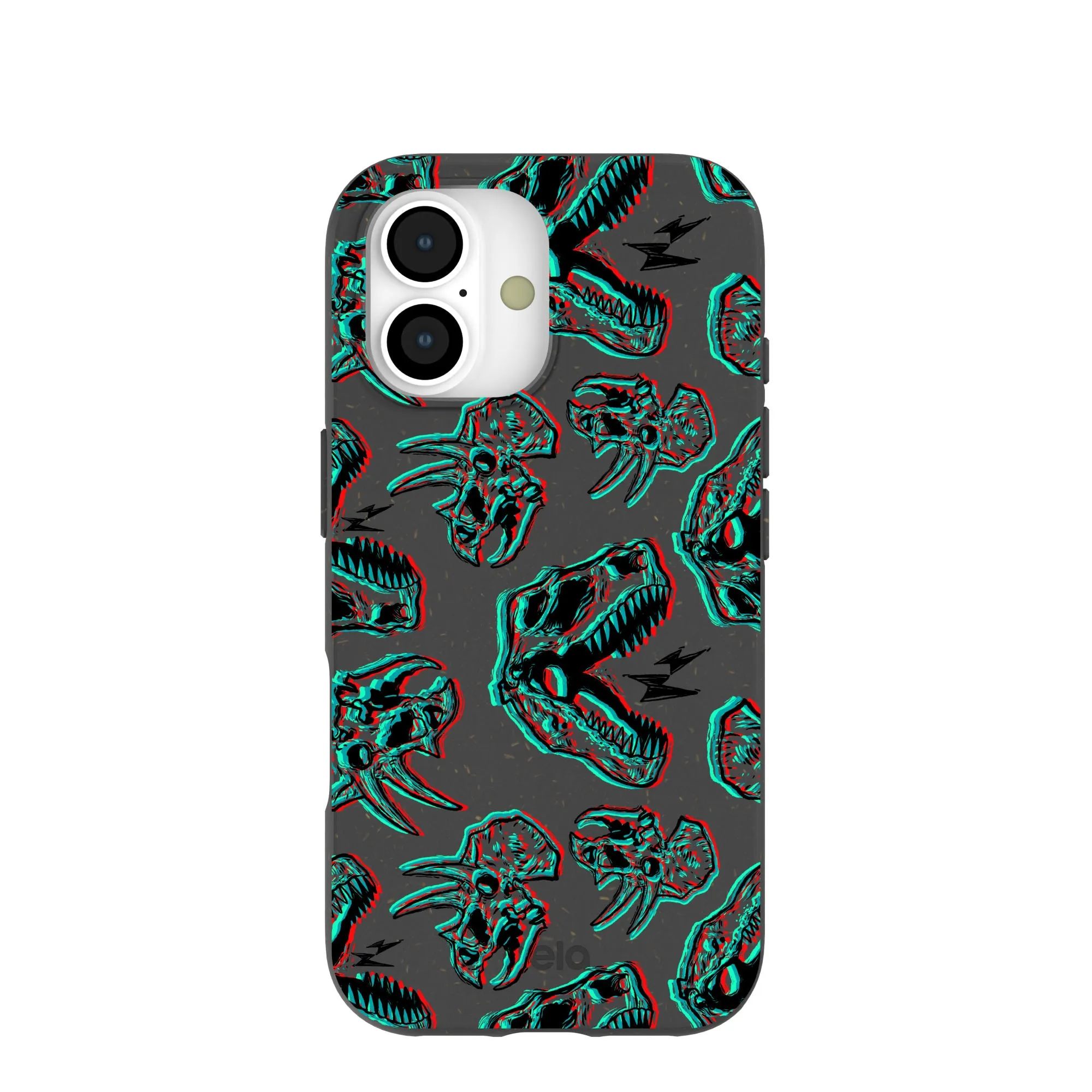 Enhanced Durability Black Fossilized iPhone 17 Case