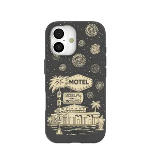 Soft Touching Black Motel Pela iPhone 17 Case