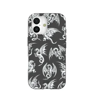 Black Mythical Dragons iPhone 17 Case elegant design