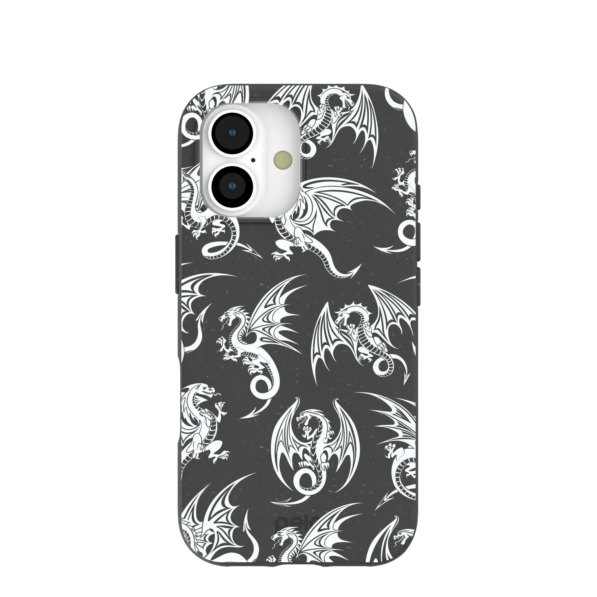 Black Mythical Dragons iPhone 17 Case elegant design