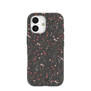 Vivid Coloration Magnetic Mount Compatible Black Night Garden iPhone 17 Case