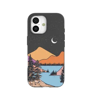 Black Night Trails iPhone 17 Case Matte Look
