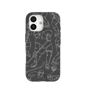Black Play Sketch iPhone 17 Case Light Frame Ultra Slim