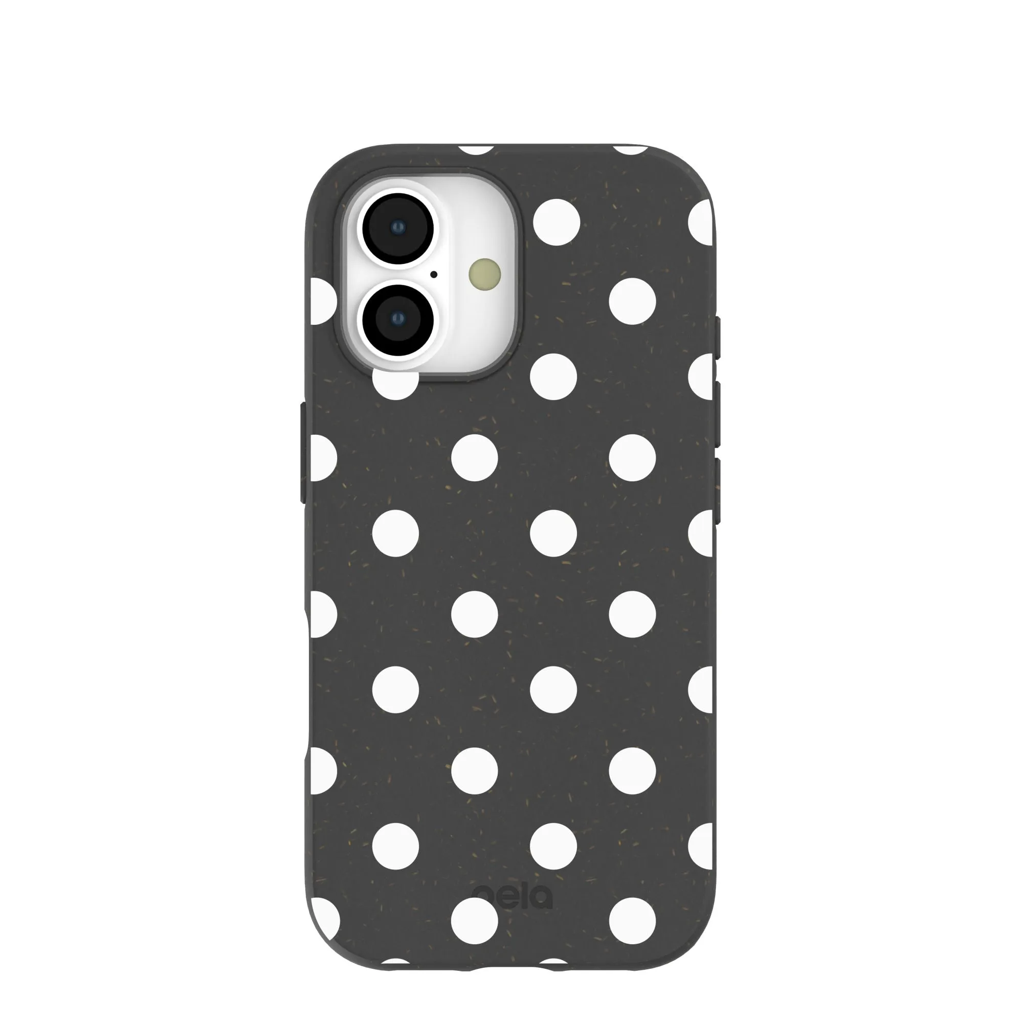 Lightweight Grip Sporty Design Black Polka Confetti iPhone 17 Case