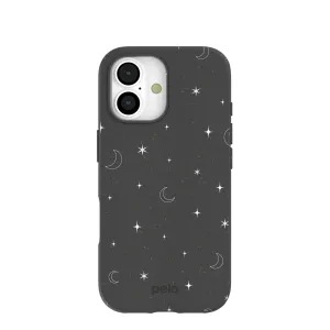 Light Design Black Quiet Stars iPhone 17 Case