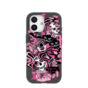 Black Spellbound Ghouls iPhone 17 Case Minimal Frame Vivid Texture
