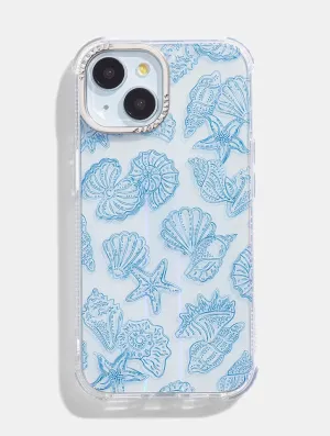 Blue Shells Shock iPhone Case Sport Inspired Tough Exterior