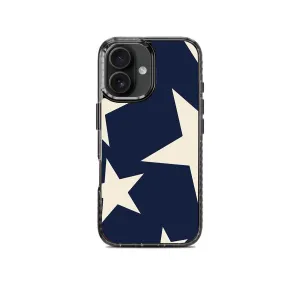 Soft Detail Layer Shock absorption Blue Stars Pattern Stride 2.0 Phone Case Cover