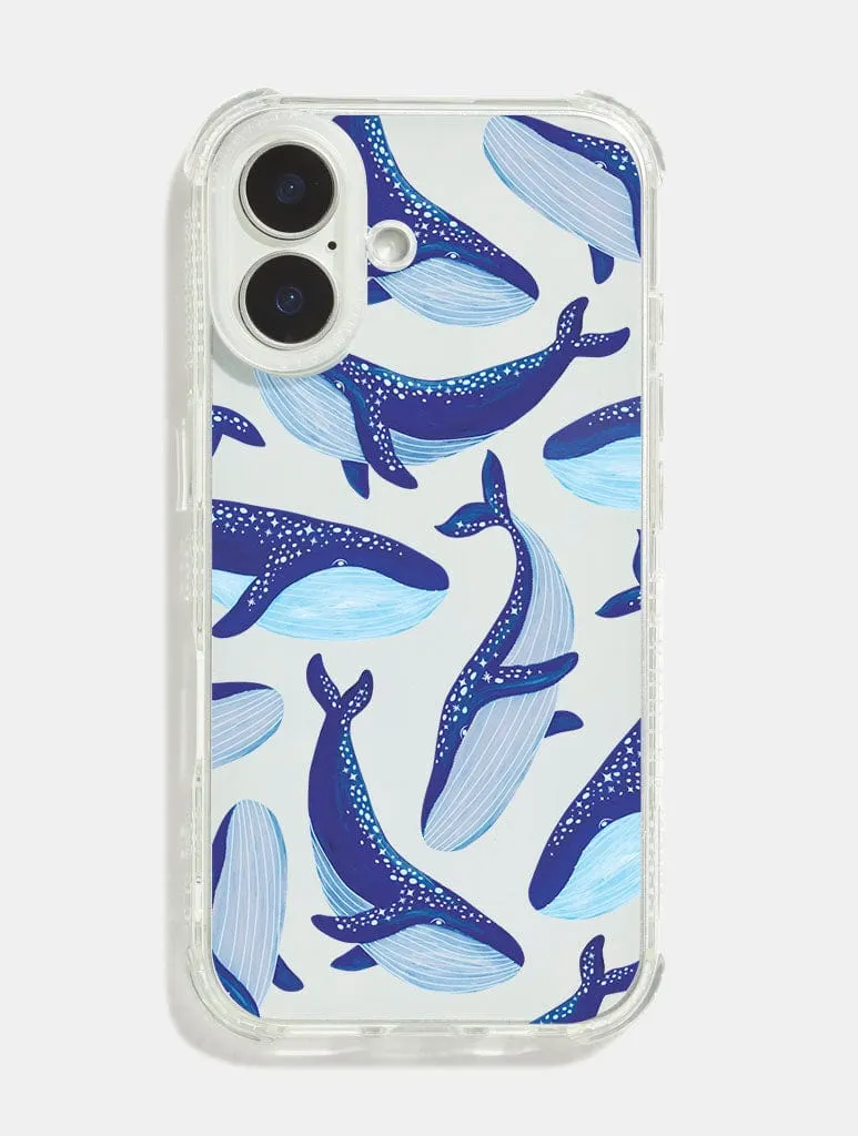 Blue Whale Shock iPhone Case Durable Quality