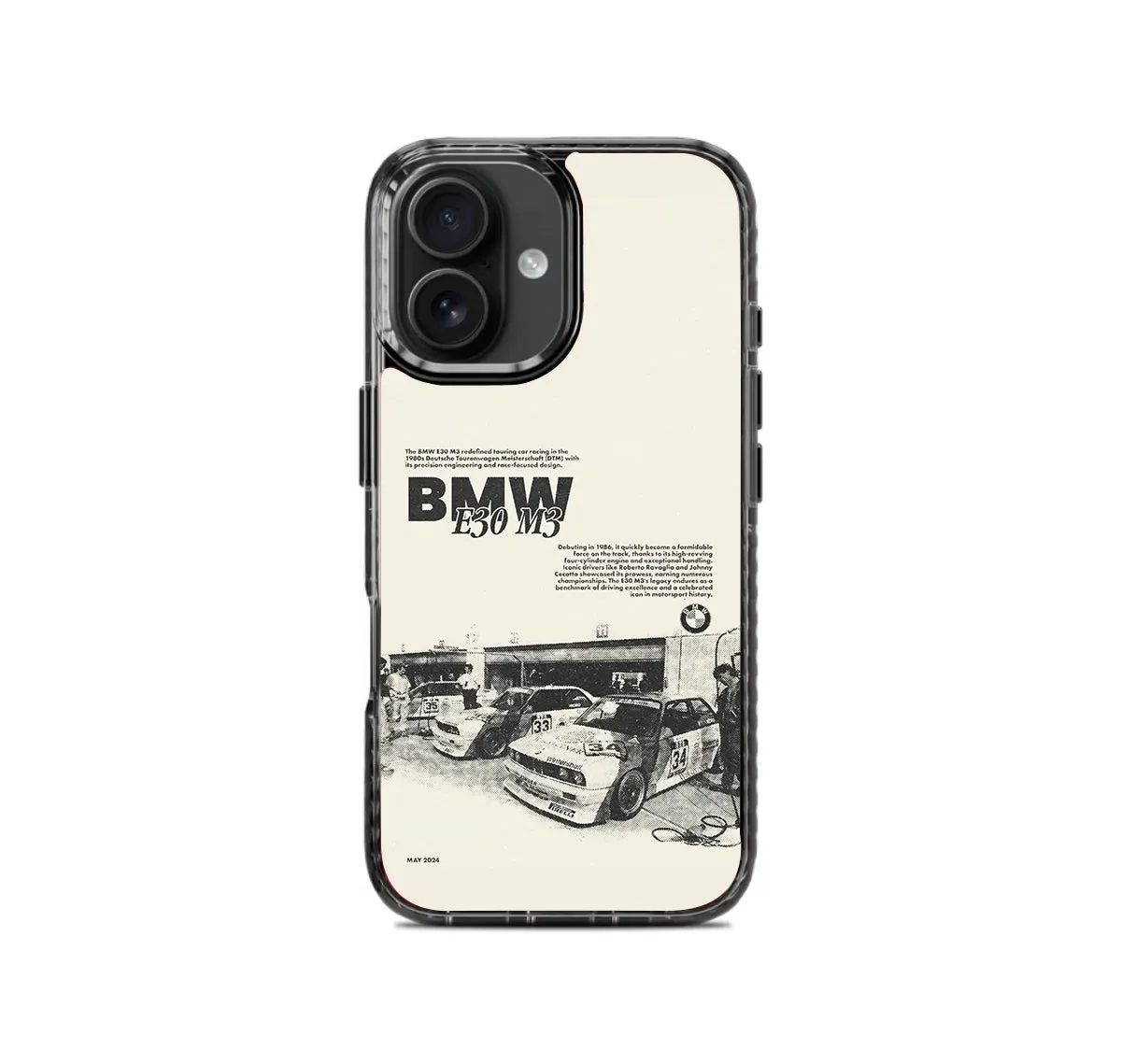 Rugged Finish BMW E30 Cars Stride 2.0 Phone Case Cover