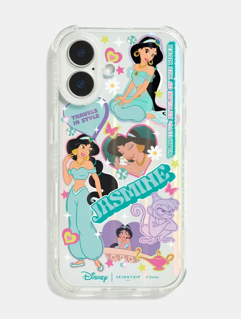 Smooth Coating Compact Shell Disney Jasmine Sticker Shock iPhone Case