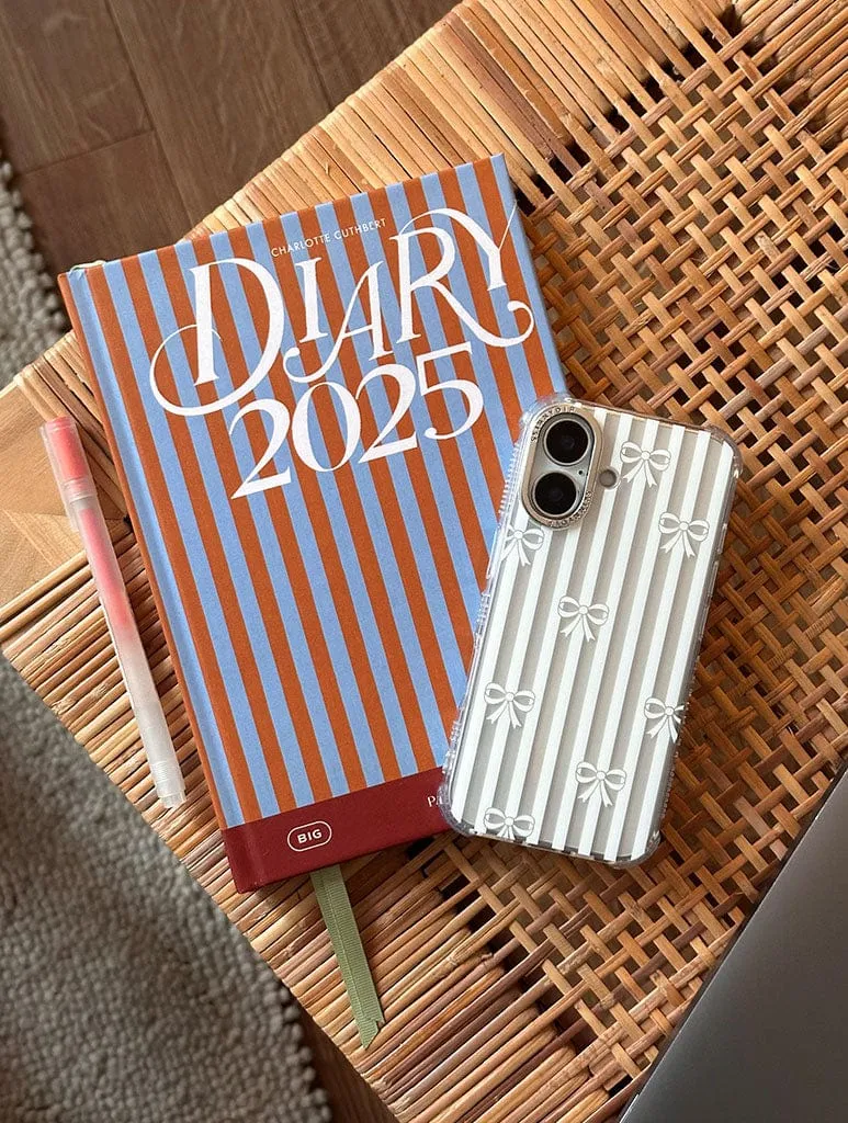 Bow Stripe Shock iPhone Case Hybrid Material Build