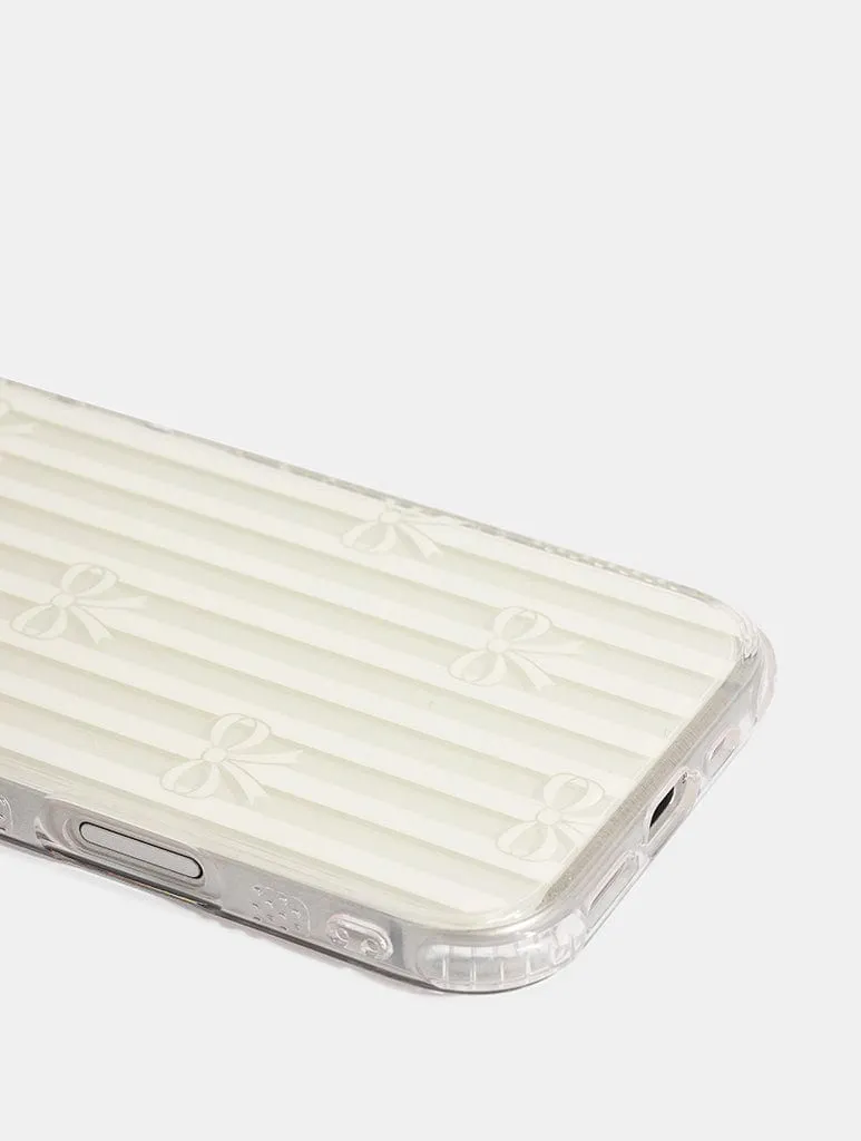 Strong protection Bow Stripe Shock iPhone Case