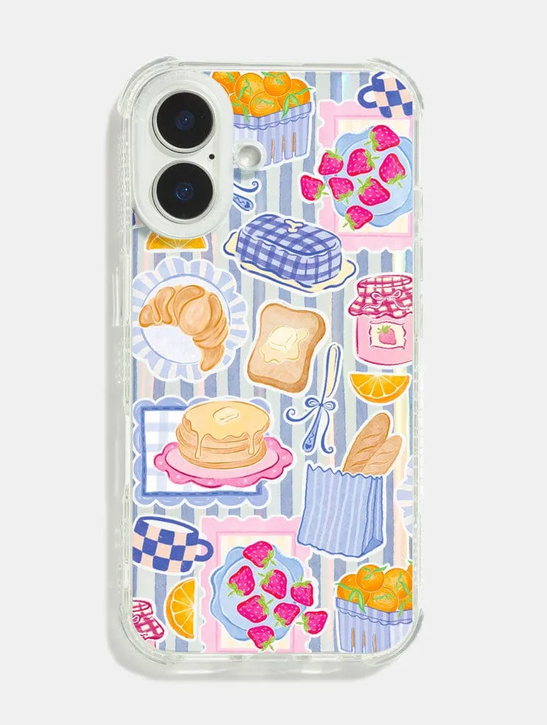 Breakfast Bundle Shock iPhone Case Polished Finish Texture Comfort Accessory