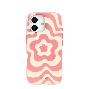 Modern Grip Refined Style Bubblegum Pink Morning Flower iPhone 17 Case