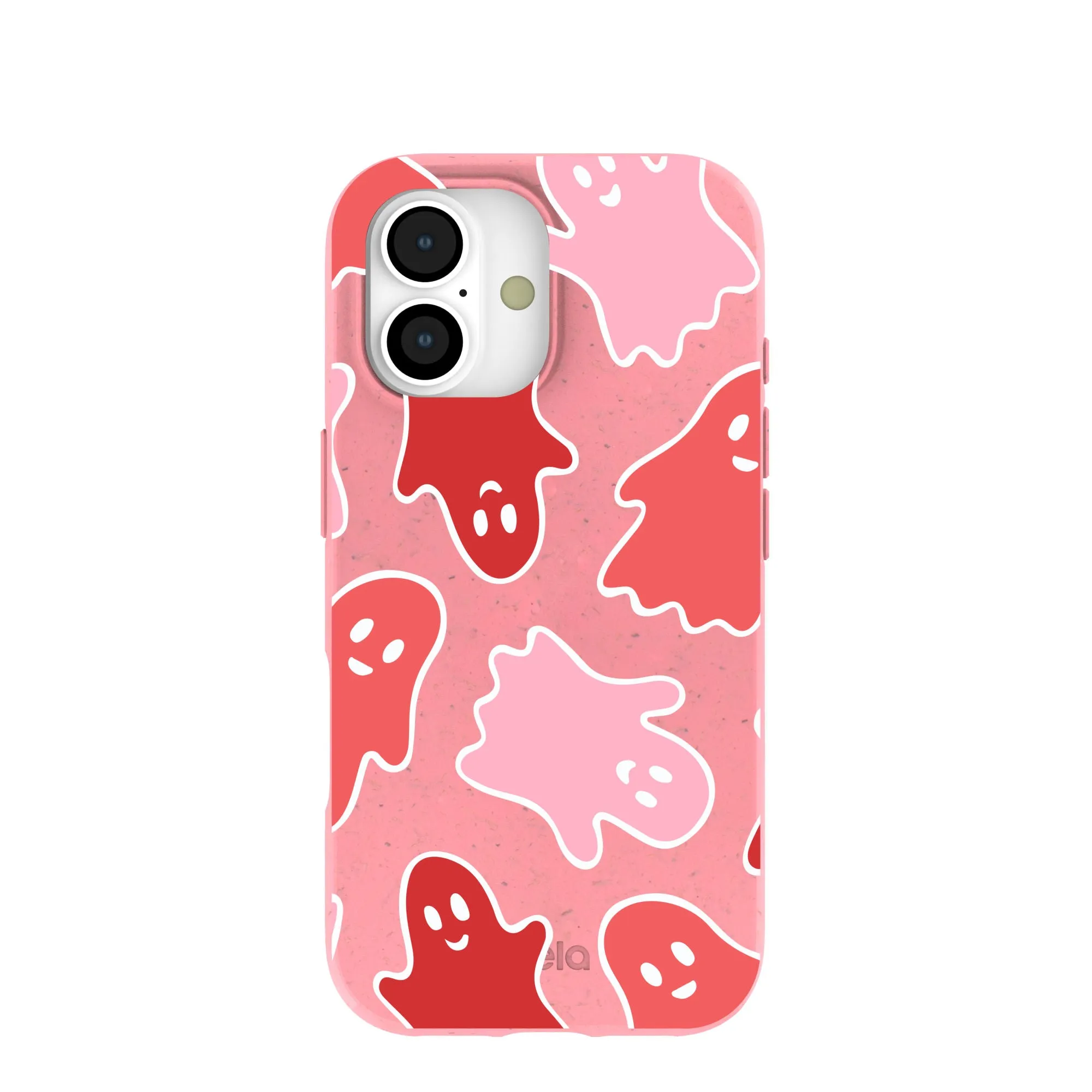Rugged Surface Build Sleek Build Bubblegum Pink Phantom Pals iPhone 17 Case