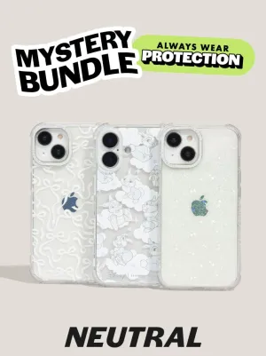 Bundle x 3 Neutral iPhone Cases Matte Feel
