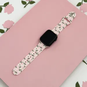 Youth Style Buy Me Roses Baby Pink Apple Watch Strap