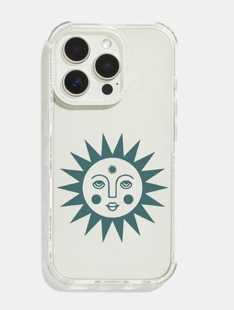 Cai & Jo x Skinnydip Seafoam Sun Shock iPhone Case Wireless Compatible Classic Grip