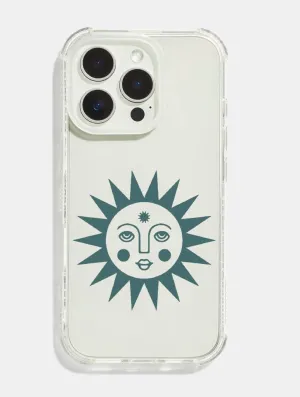 Soft Frame Protective Design Layer Cai & Jo x Skinnydip Seafoam Sun Shock iPhone Case
